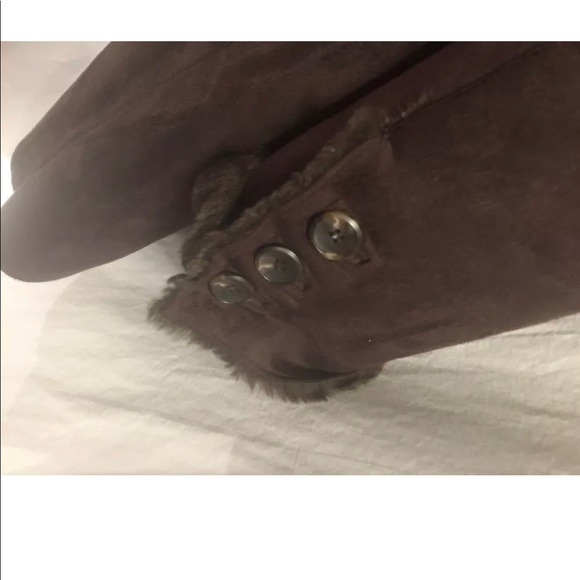 calvin klein suede coat - Picture 7 of 8